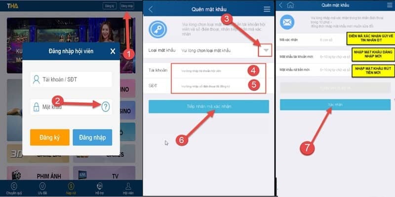 Các bước đặt lại mật khẩu an toàn