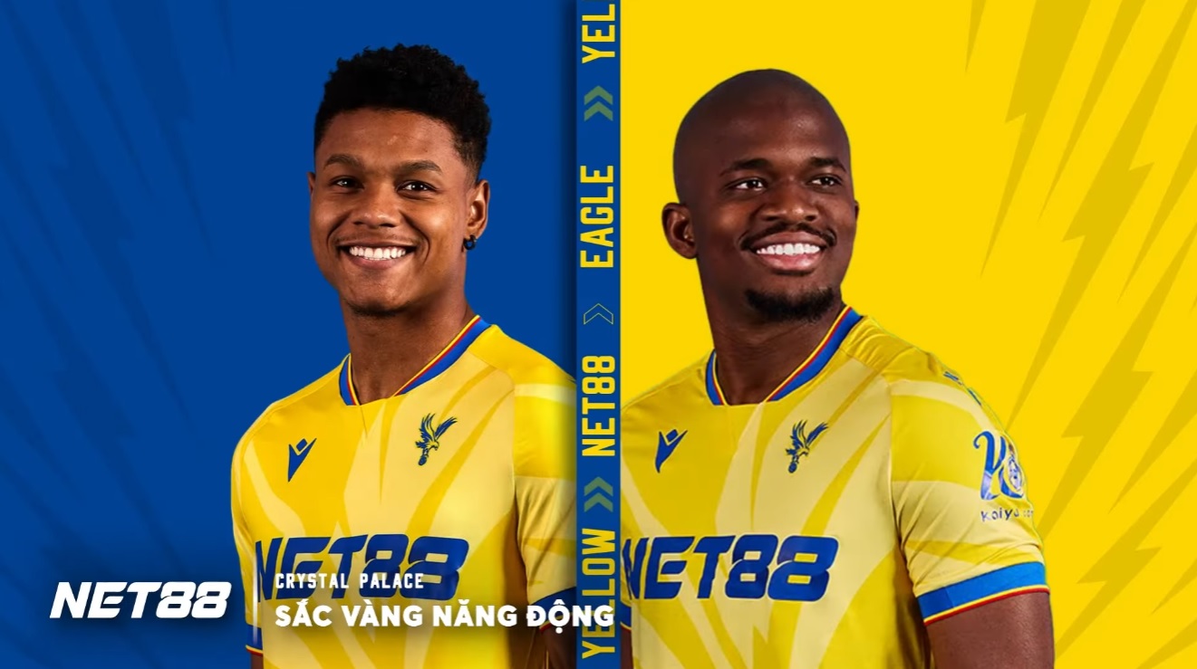 NET88 Tài Trợ Áo Đấu Crystal Palace