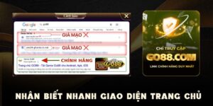 Nhận biết thông qua trang chủ chính hãng